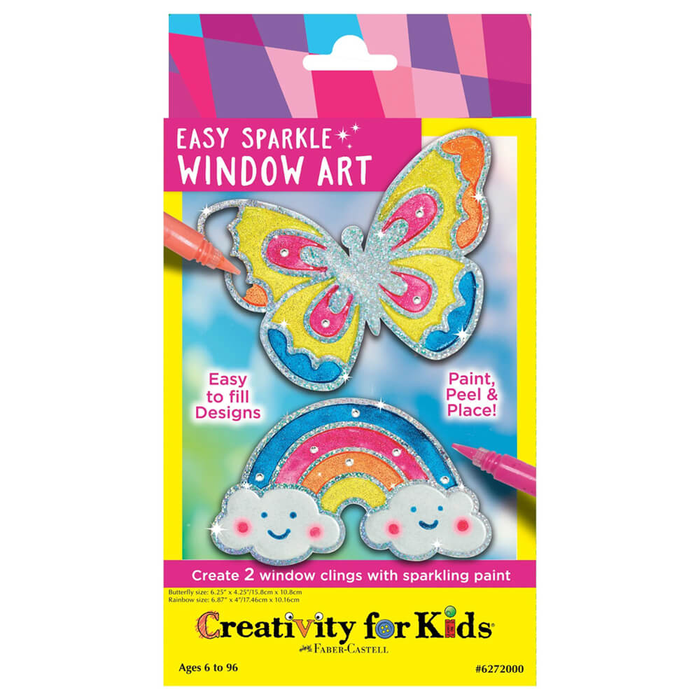 Creativity for Kids Easy Sparkle Window Art Mini Craft Kit