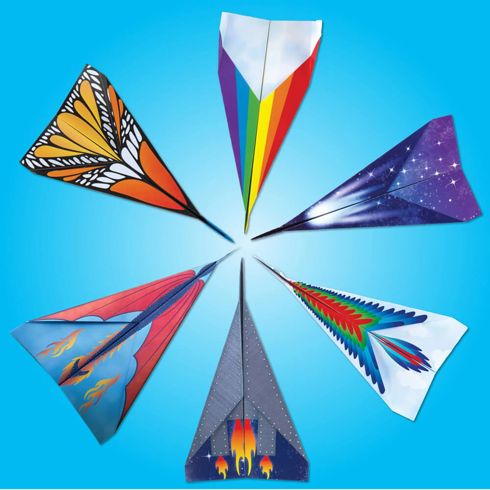 Creativity for Kids Fold & Launch Paper Airplanes Kit
