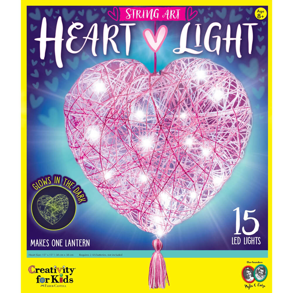 Creativity for Kids String Art Heart Light Craft Kit