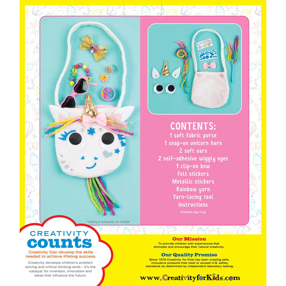 Creativity for Kids Unicorn Purse Craft Kit