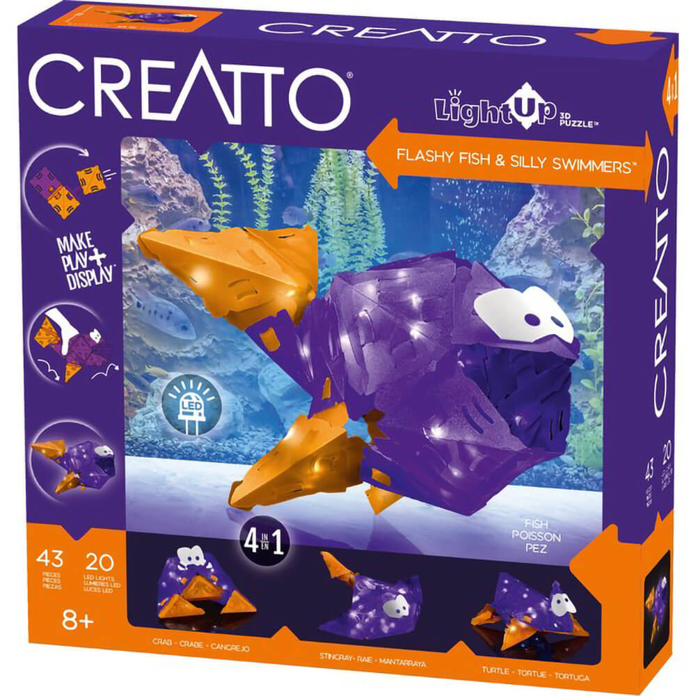 Creatto Flashy Fish & Silly Swimmers Building Set