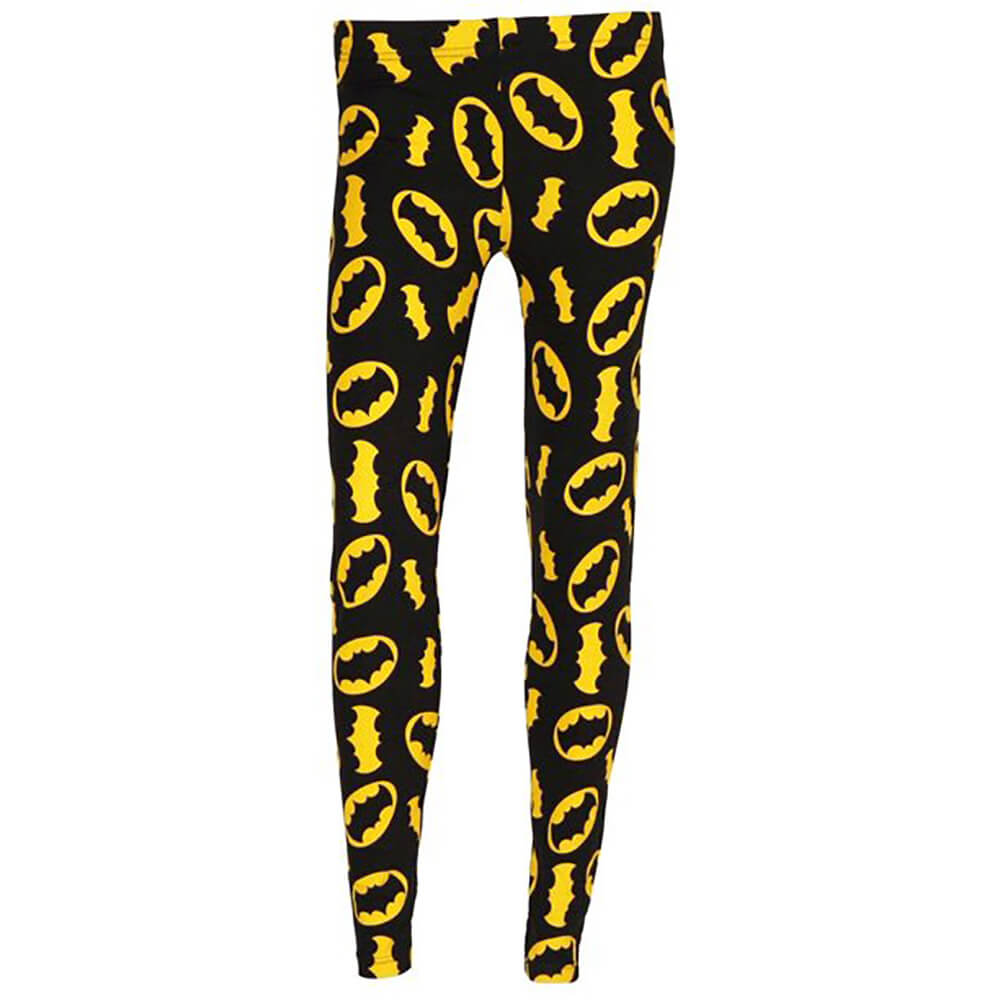 DC BATMAN ALL OVER PRINT LOGO LEGGINGS