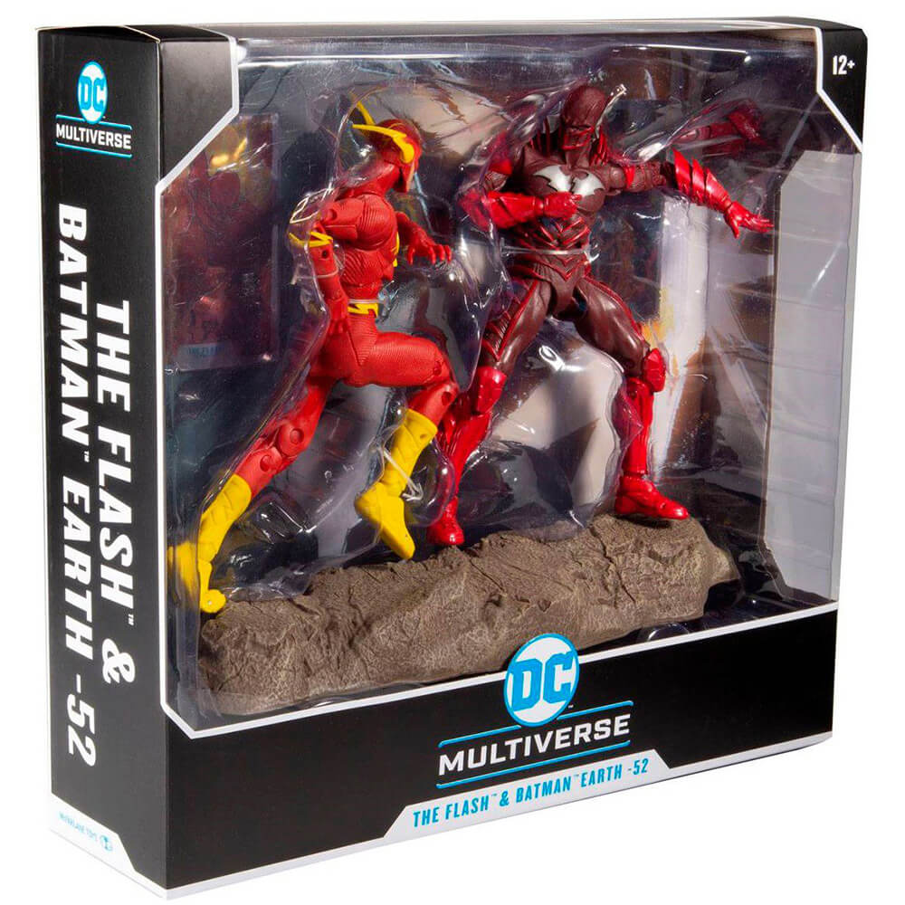 DC Multiverse The Flash and Earth-52 Batman Figure Set