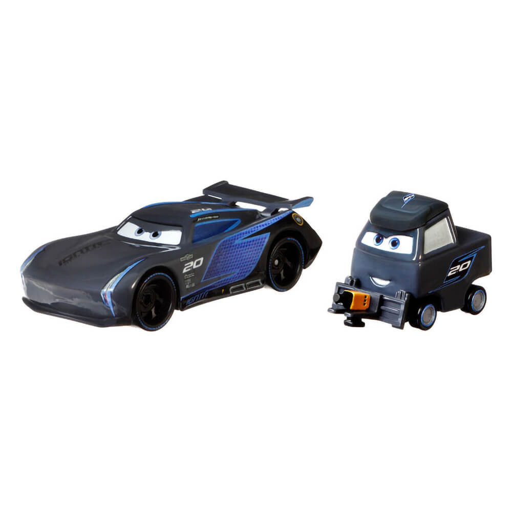 Disney Pixar Cars Diecast Car 2 Pack Jackson Storm and Laura Spinwell