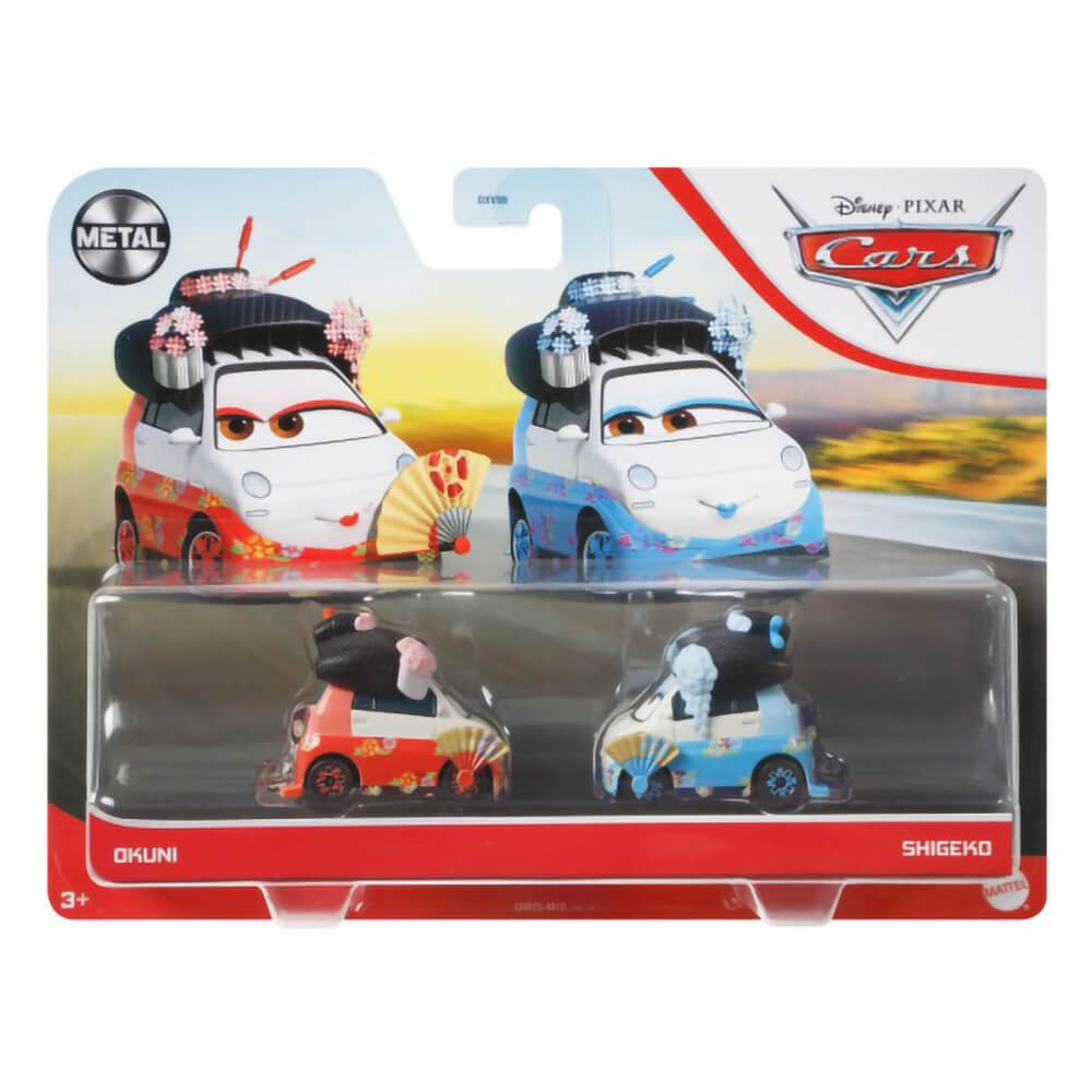 Disney Pixar Cars Diecast Car 2 Pack Okuni and Shigeko