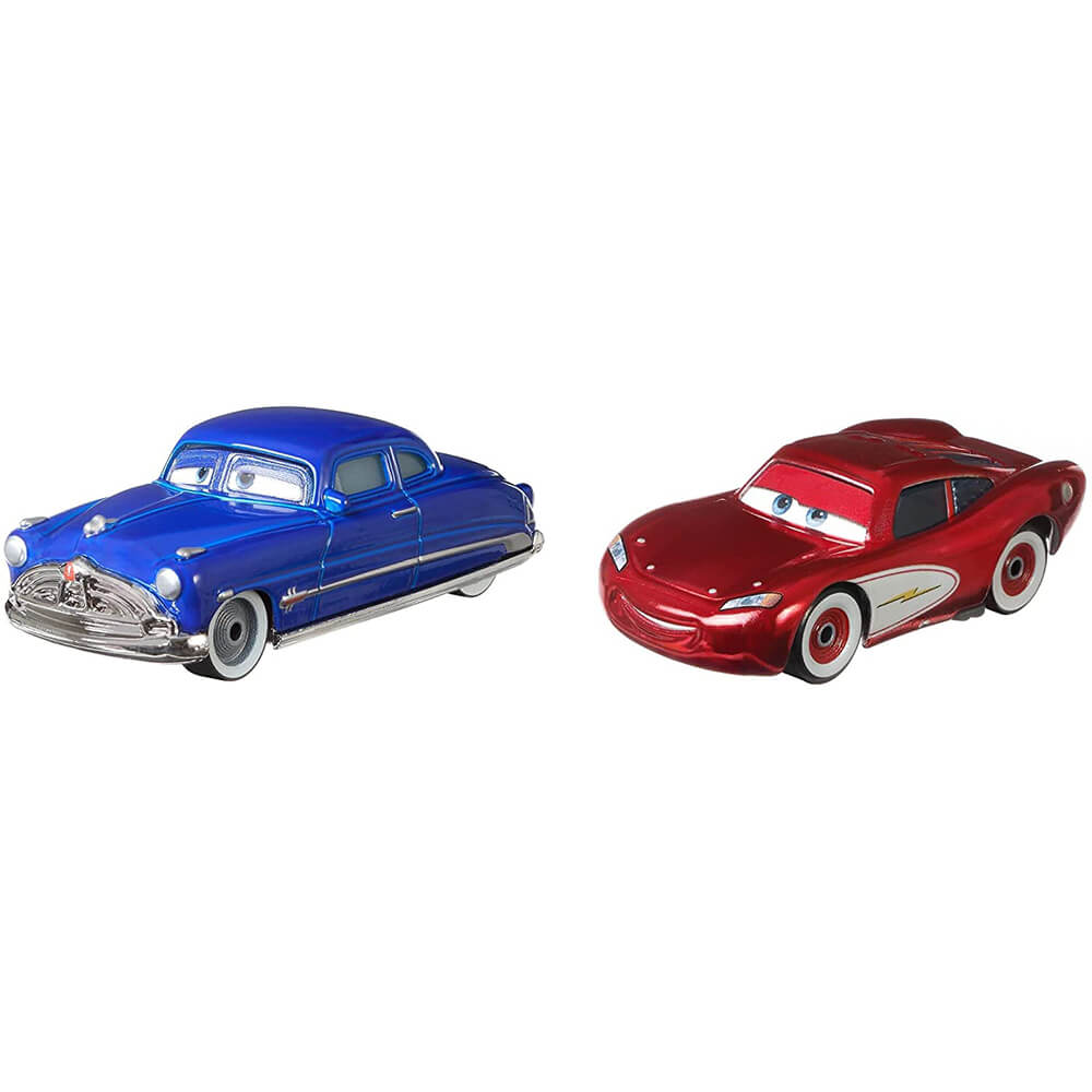 Disney Pixar Cars Diecast Doc Hudson & Cruisin' Lightning McQueen 2-Pack