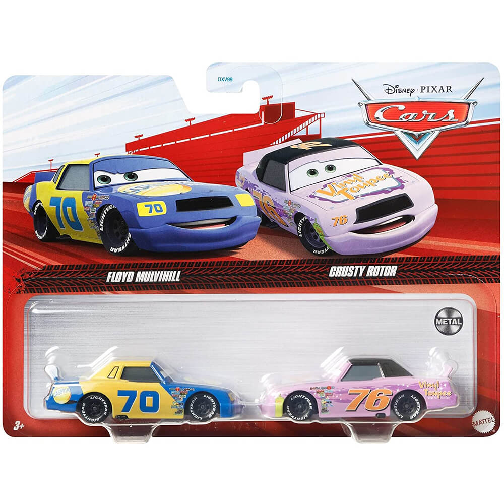 Disney Pixar Cars Diecast Floyd Mulvihill & Crusty Rotor 2-Pack