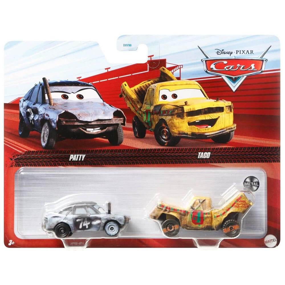 Disney Pixar Cars Diecast Patty & Taco 2-Pack