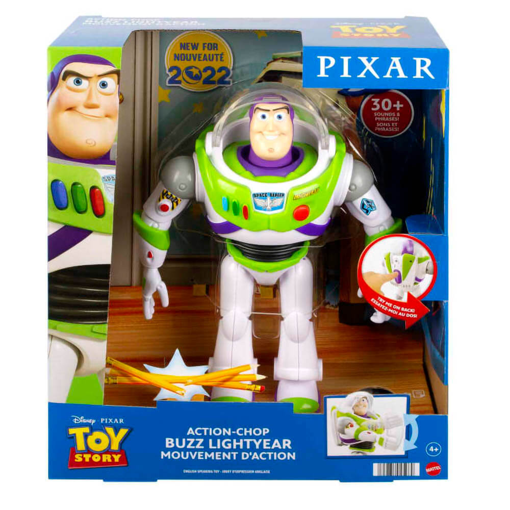 Disney Pixar Toy Story Action Chop Buzz 12 in Scale Figure
