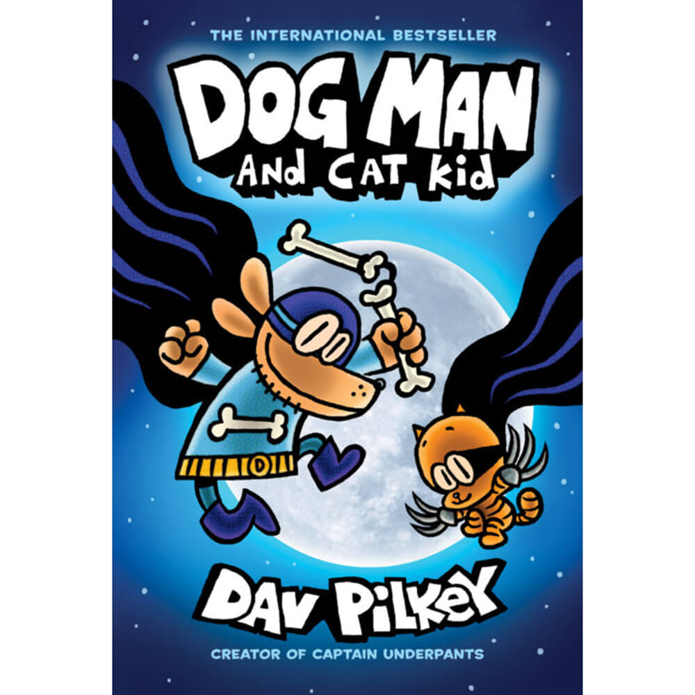 Dog Man #4: Dog Man and Cat Kid Hardcover