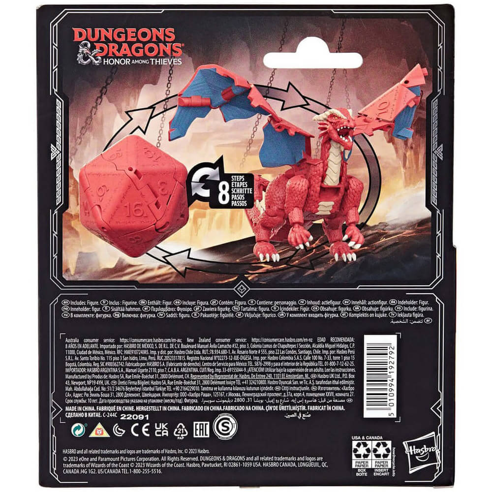 Dungeons & Dragons Honor Among Thieves D&D Dicelings Red Dragon