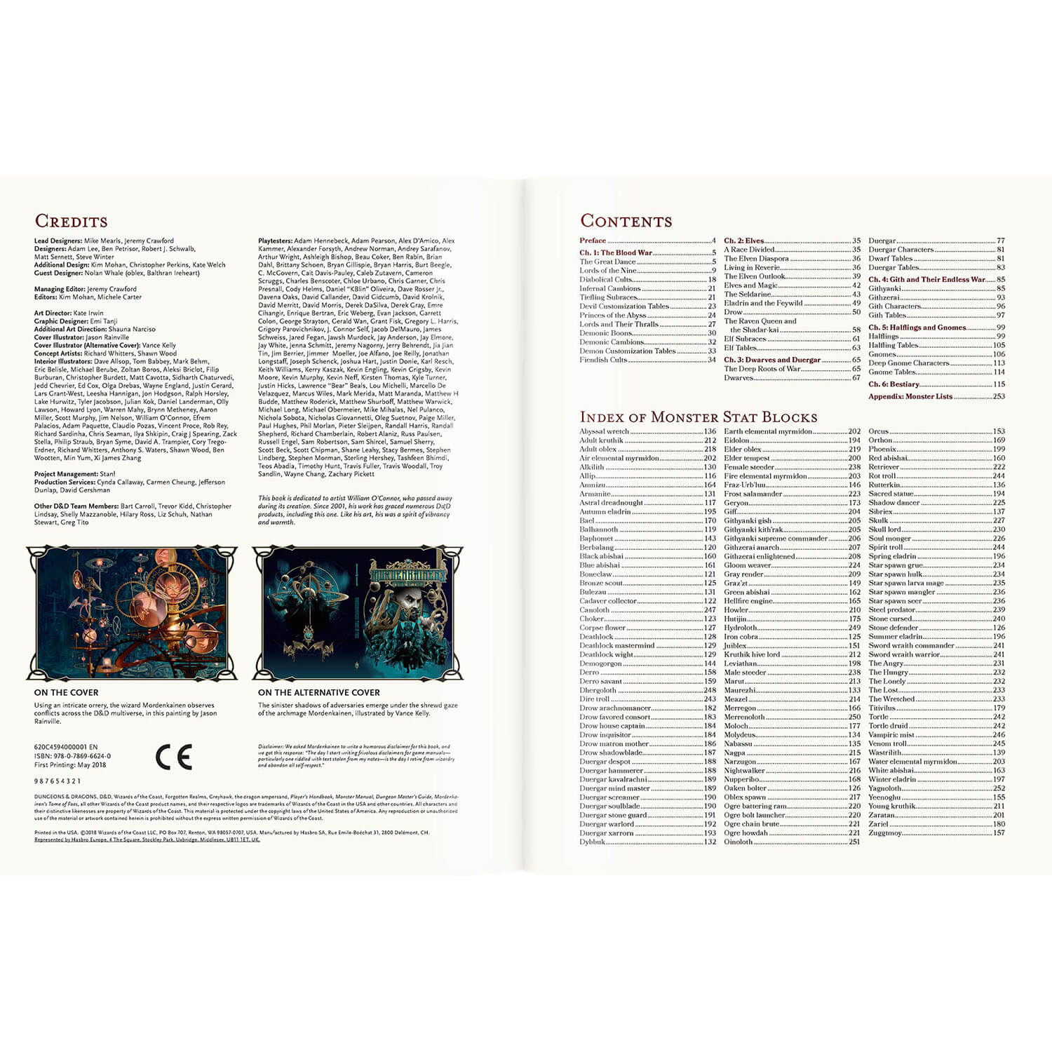 Dungeons & Dragons Mordenkainen's Tome of Foes Hardcover
