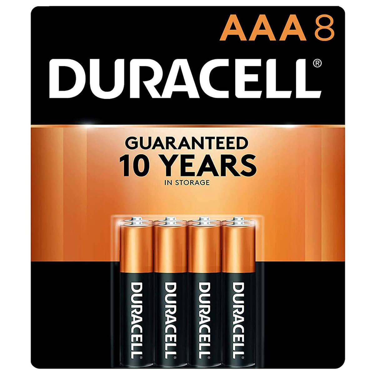 Duracell Coppertop AAA Alkaline Batteries 8-Pack
