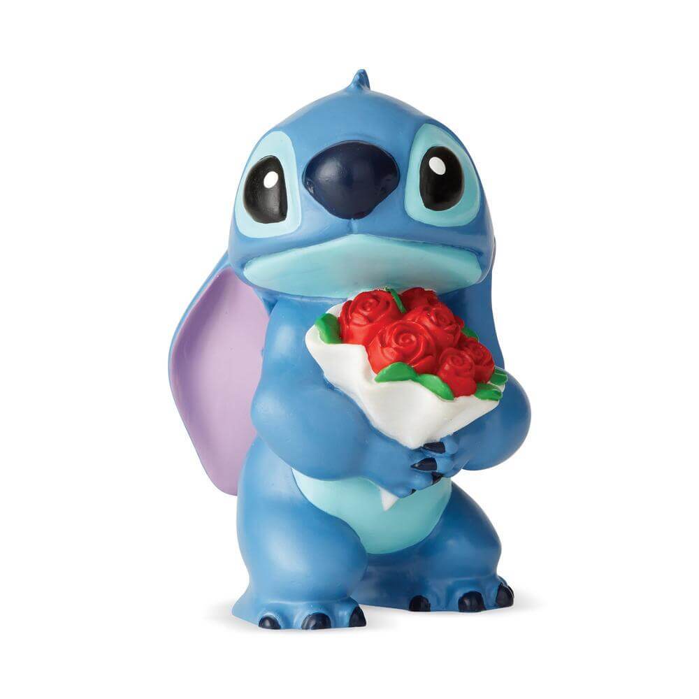 Enesco Disney Showcase Disney Hugs Stitch with Flower Mini Fig Collectible Figurine