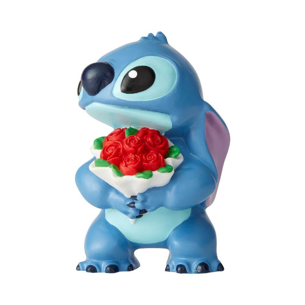 Enesco Disney Showcase Disney Hugs Stitch with Flower Mini Fig Collectible Figurine