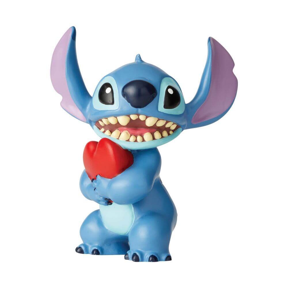 Enesco Disney Showcase Disney Hugs Stitch with Heart Mini Fig Collectible Figurine