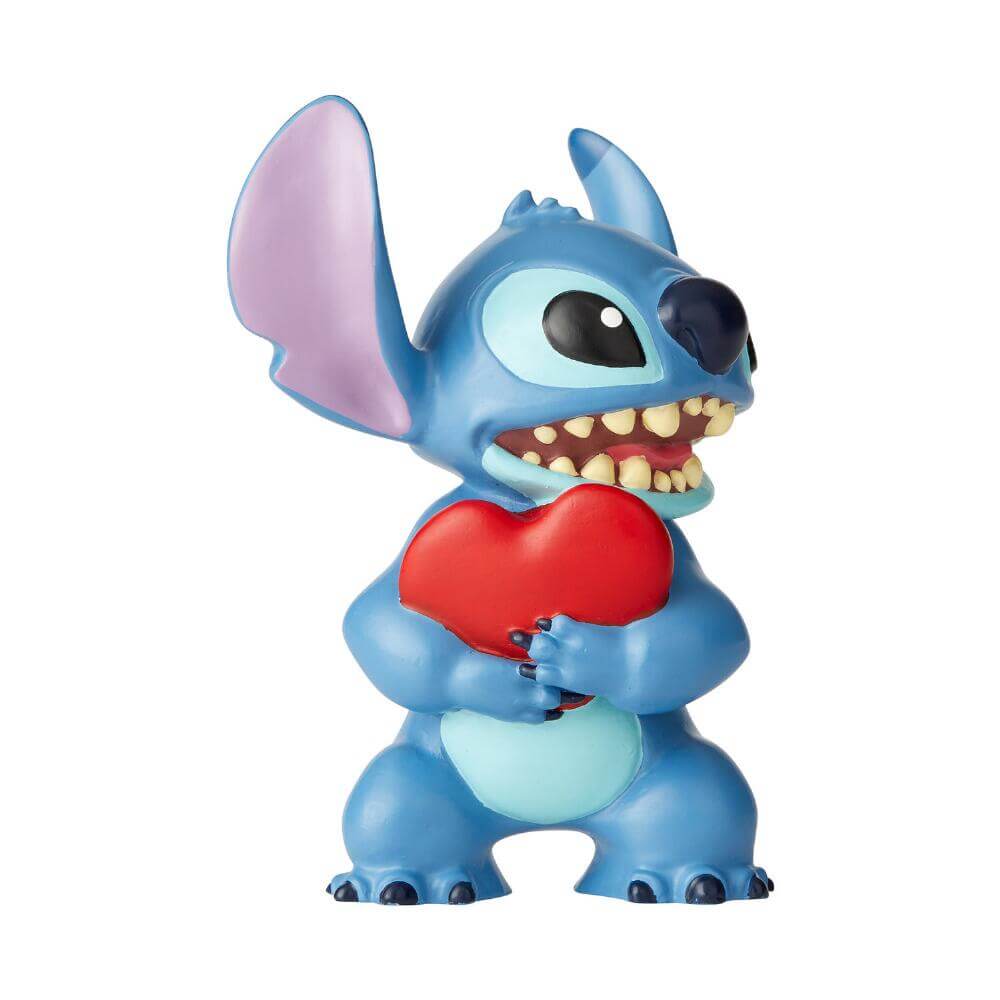 Enesco Disney Stitch with Heart Mini Fig Collectible Figurine