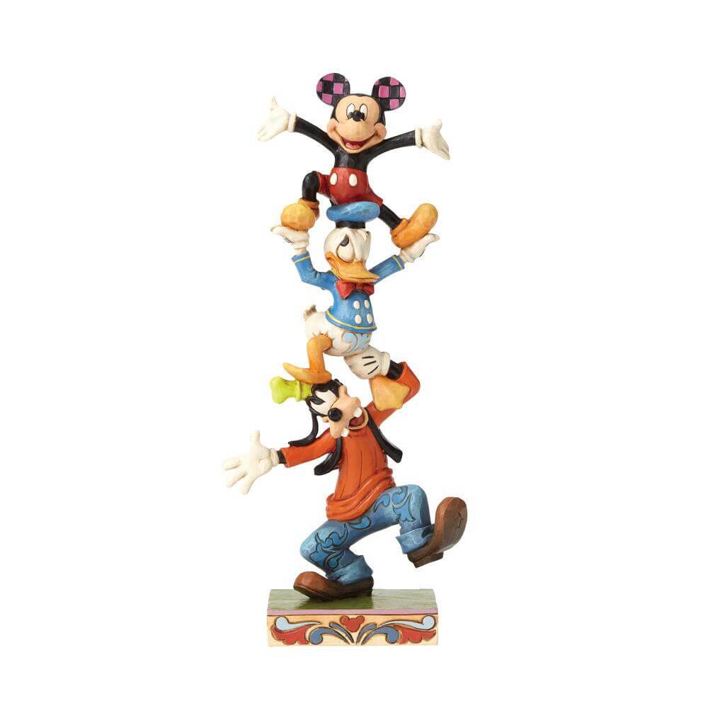 Enesco Disney Traditions by Jim Shore Goofy, Donald, and Mickey Collectible Figurine