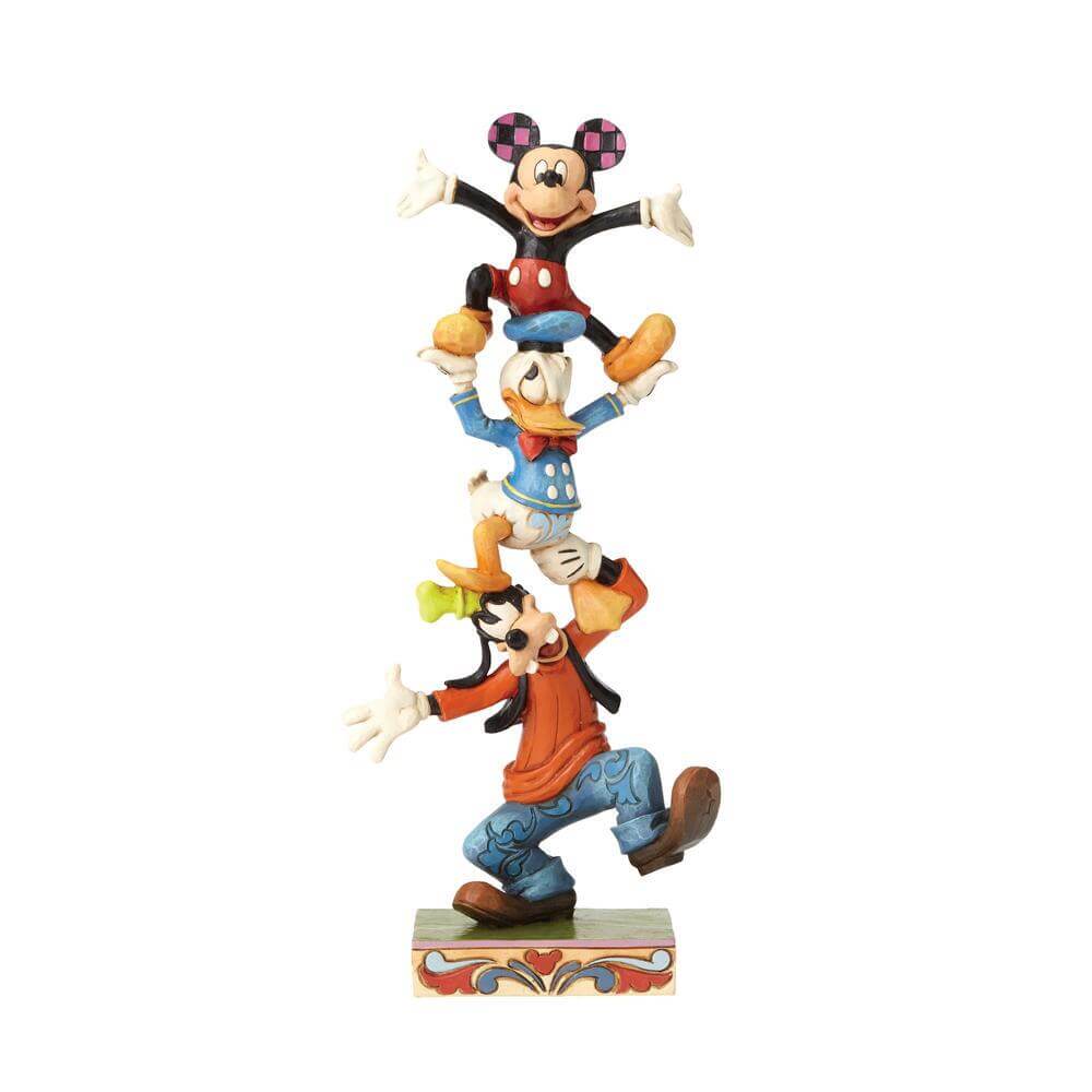Enesco Disney by Jim Shore Goofy, Donald, and Mickey Figurine