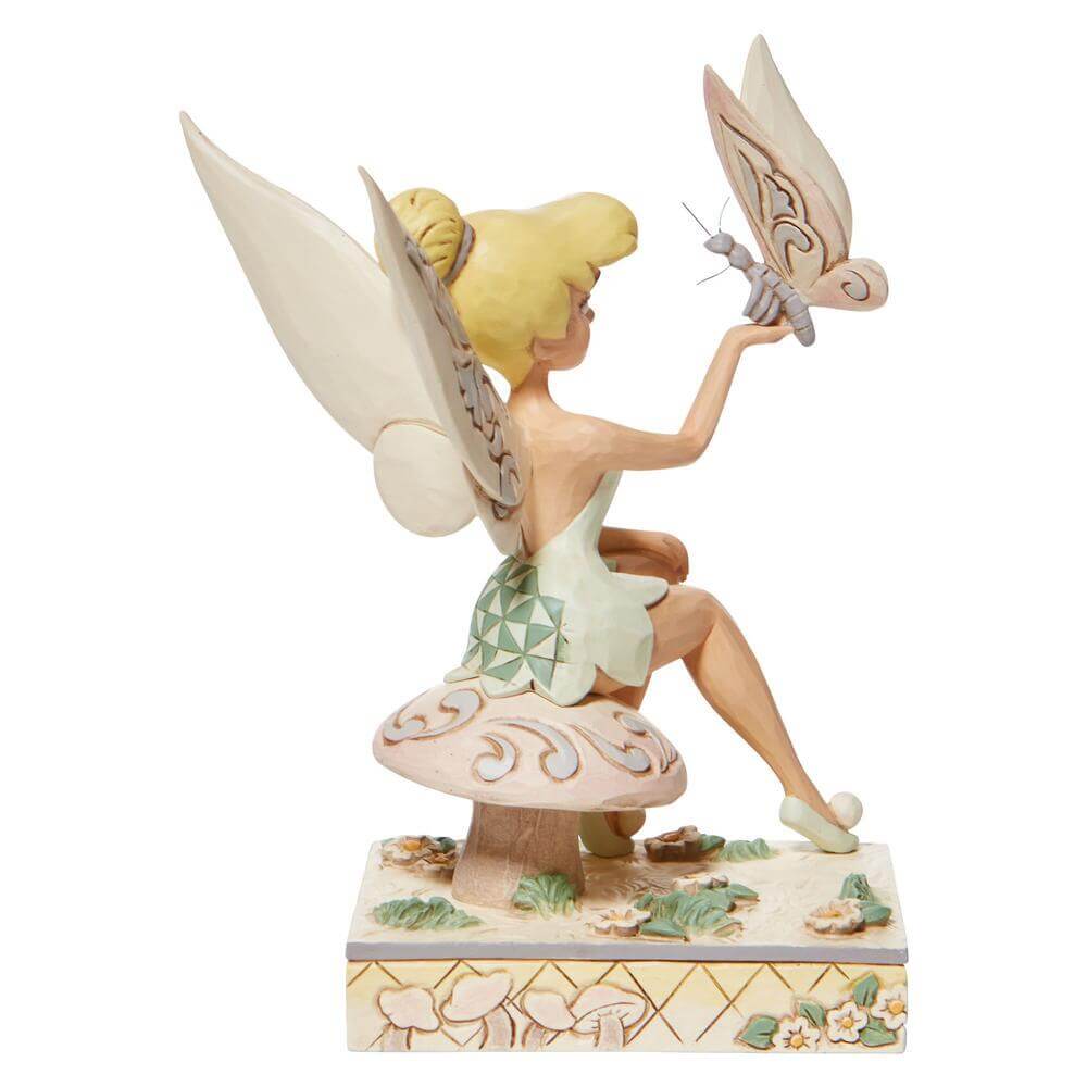 Enesco Disney Traditions by Jim Shore Tinker Bell White Woodlan Collectible Figurine