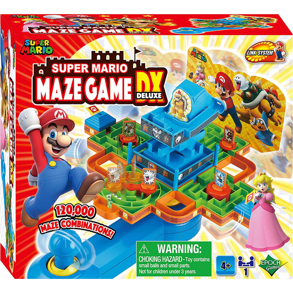 Epoch Games Super Mario Maze Game DX Deluxe Tabletop Game