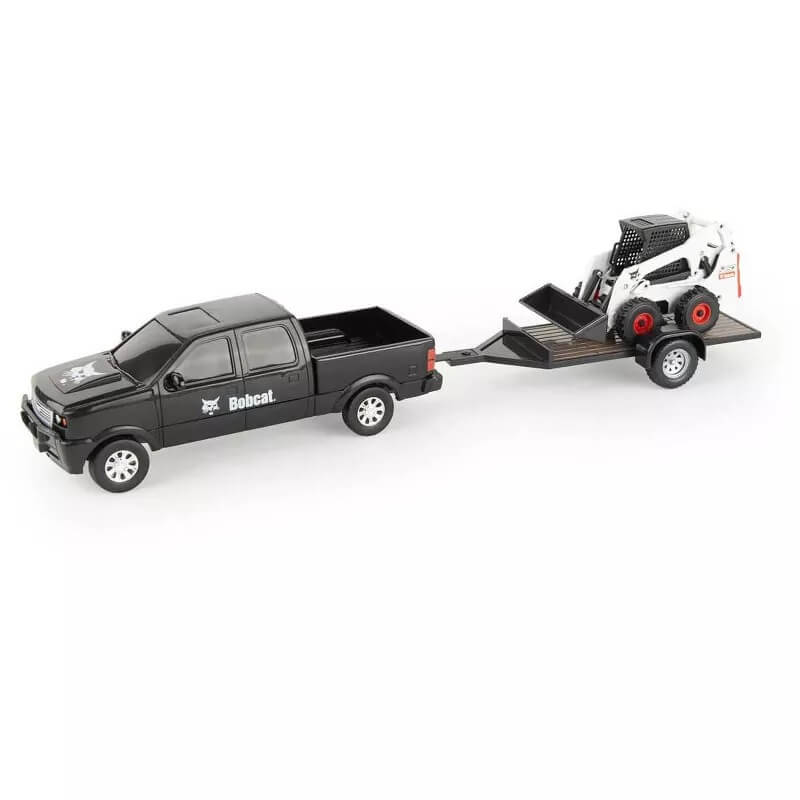 ERTL Collect N' Play 1:32 Bobcat Skid Steer with Pickup and Trailer