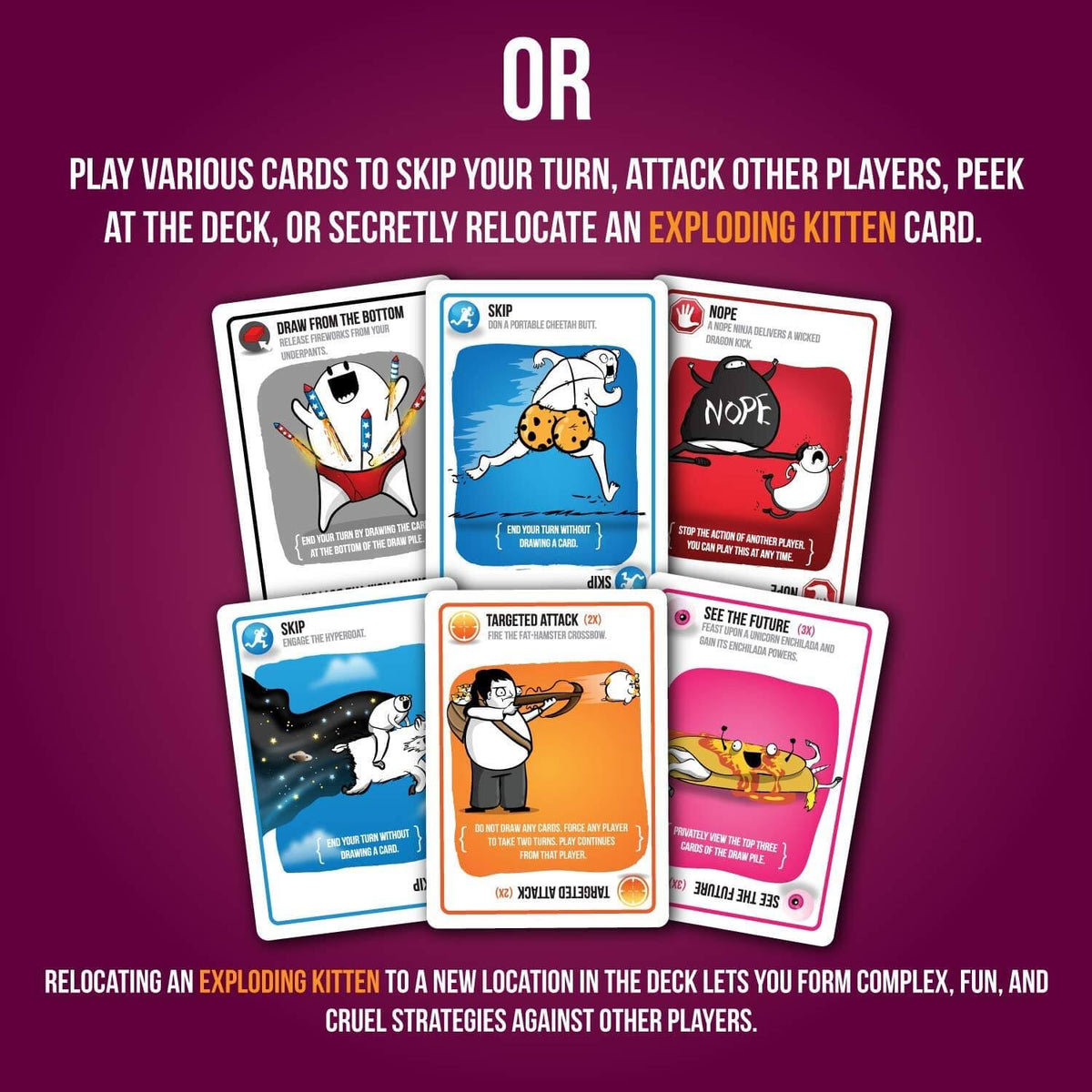 Exploding Kittens Present Exploding Kittens Party Pack Edition