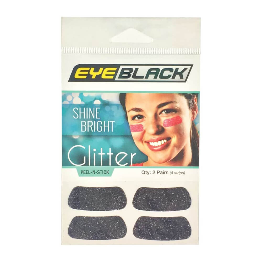 EyeBlack Black Glitter EyeBlack - 2 Pairs
