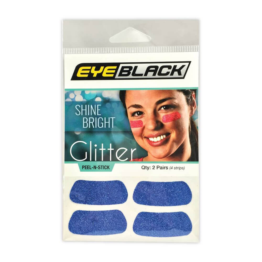 EyeBlack Blue Glitter EyeBlack - 2 Pairs