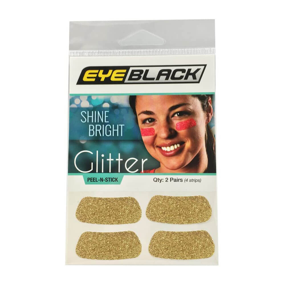 EyeBlack Gold Glitter EyeBlack - 2 Pairs