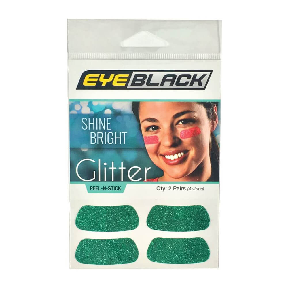 EyeBlack Green Glitter EyeBlack - 2 Pairs