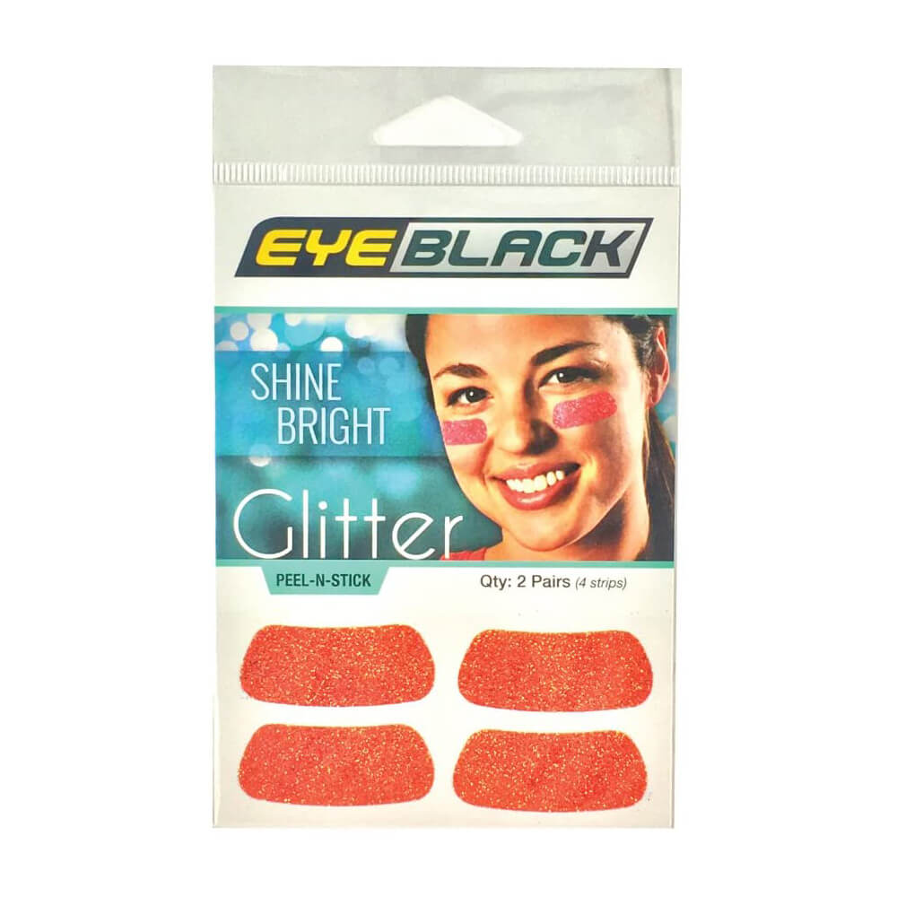 EyeBlack Orange Glitter EyeBlack - 2 Pairs