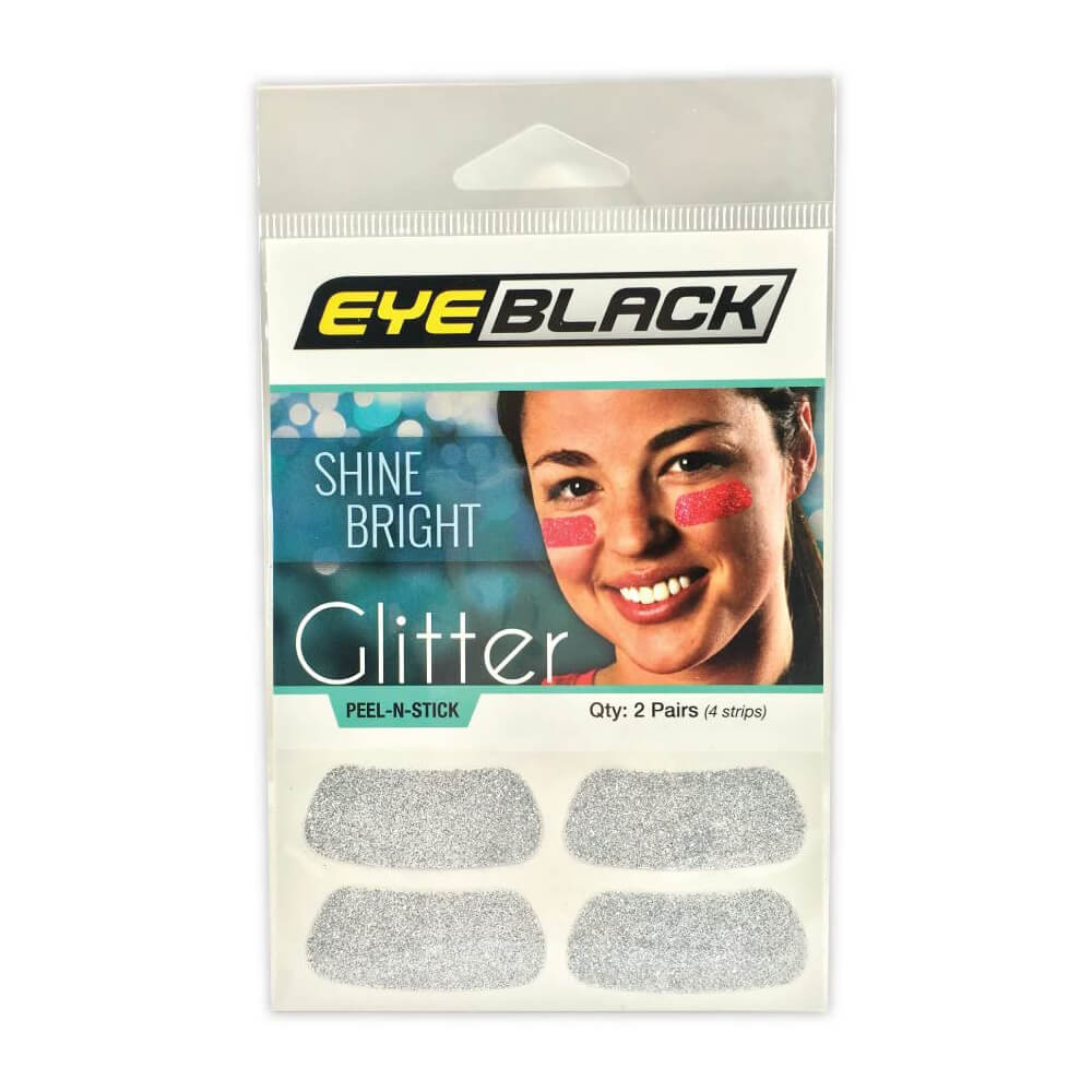 EyeBlack Silver Glitter EyeBlack - 2 Pairs