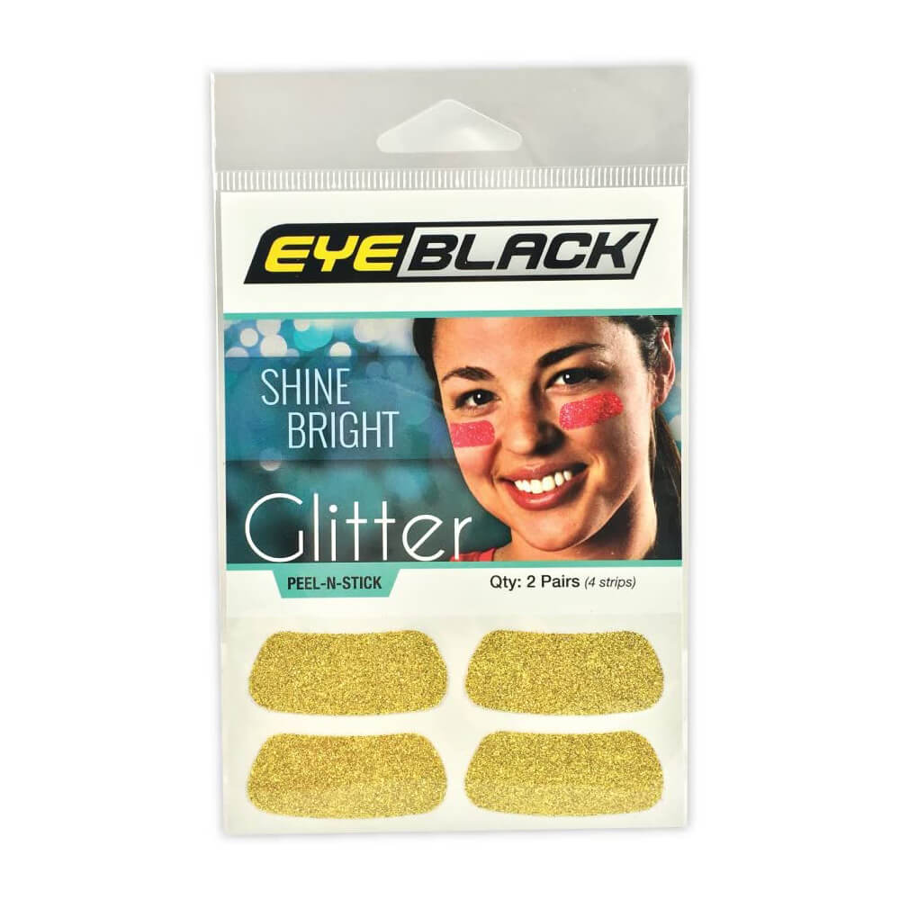 EyeBlack Yellow Glitter EyeBlack - 2 Pairs