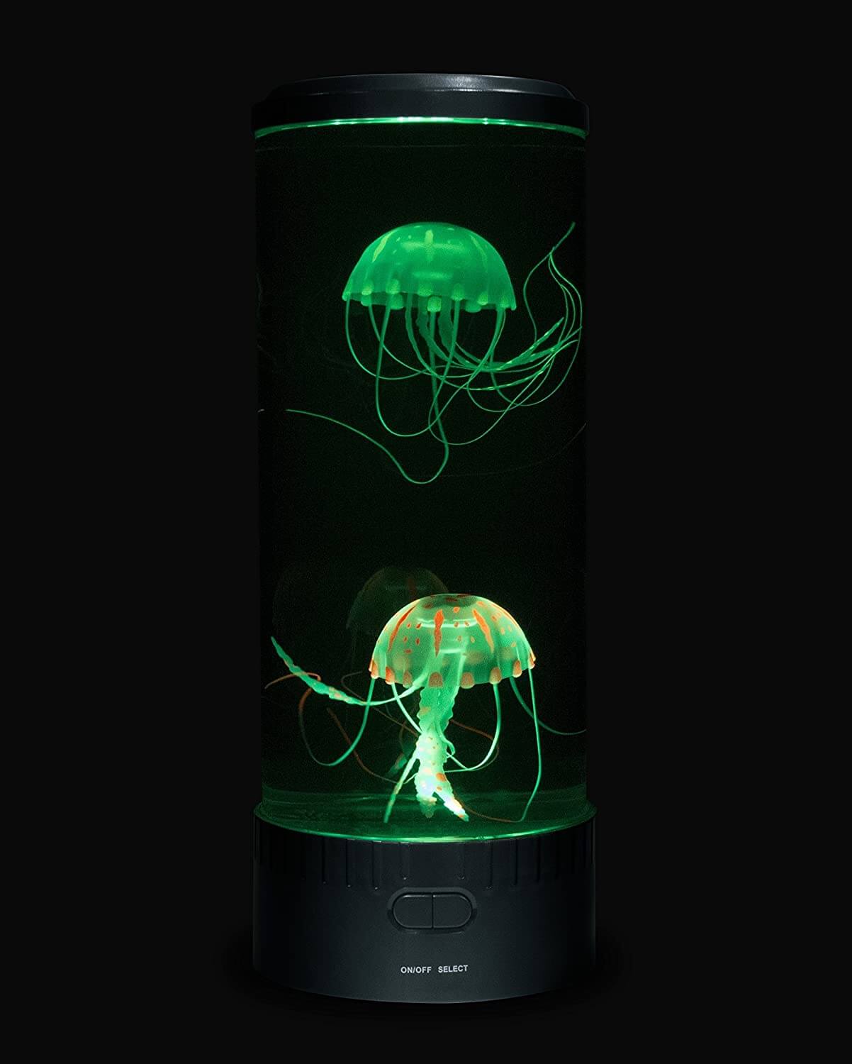 Front view of the Fascinations Electric Jellyfish Mood Light.