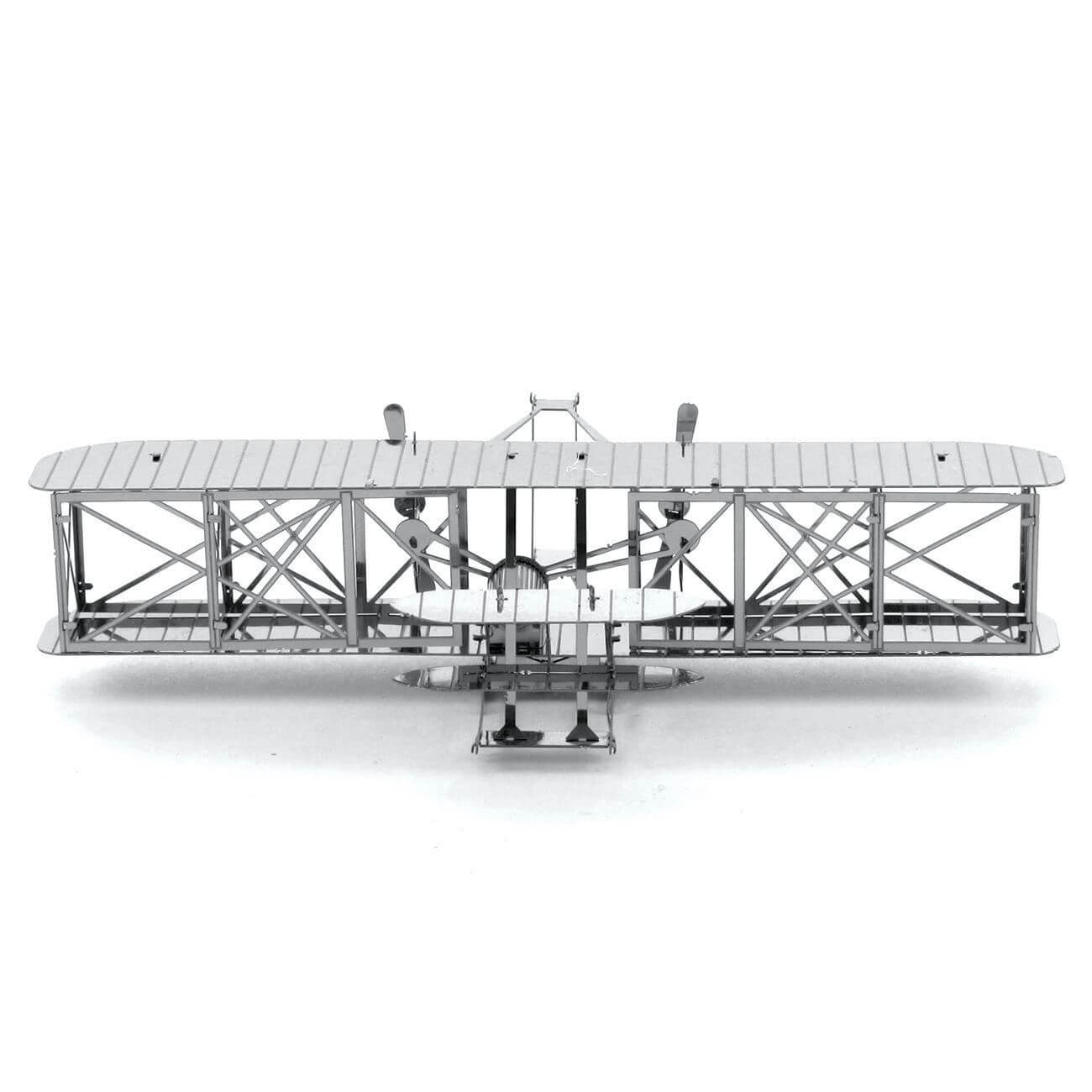 Back view of the Metal Earth Wright Brothers Airplane Metal Model Kit - 1 Sheet.