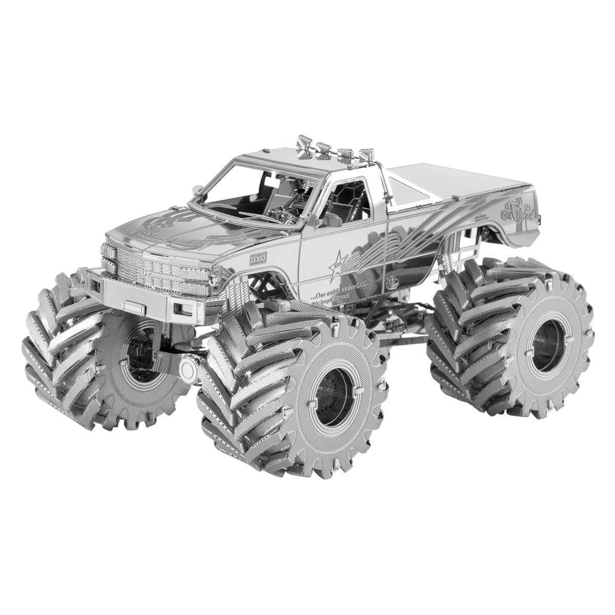 Metal Earth Monster Truck Metal Model Kit - 3 Sheets