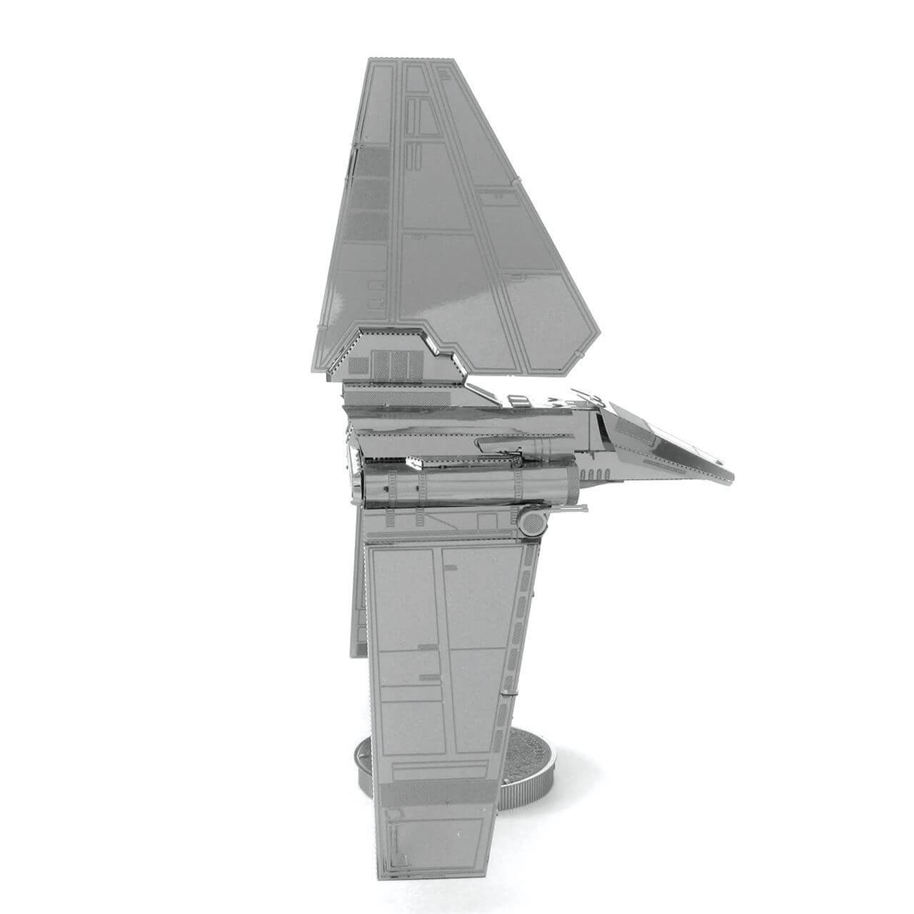 Side view of the metal model.