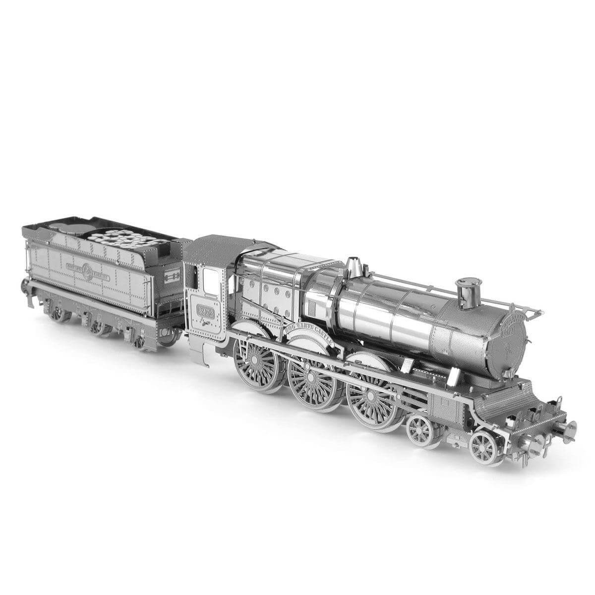 Side view of the Metal Earth Harry Potter Hogwarts Express Train Metal Model - 3 Sheets.