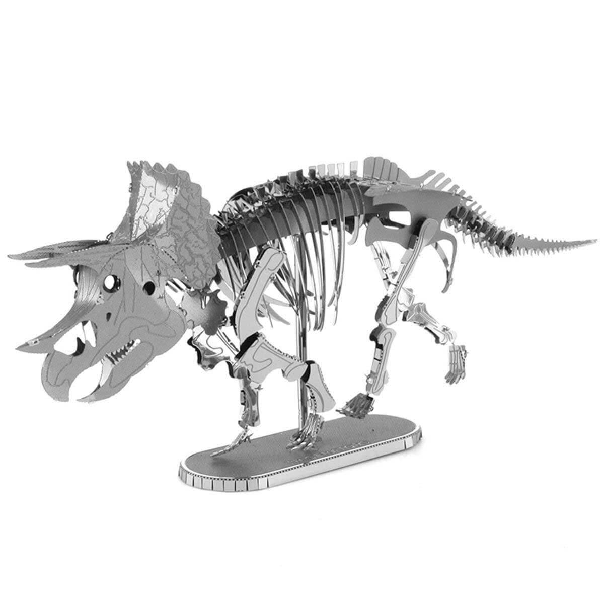 Metal Earth Triceratops Skeleton Metal Model Kit - 2 Sheets