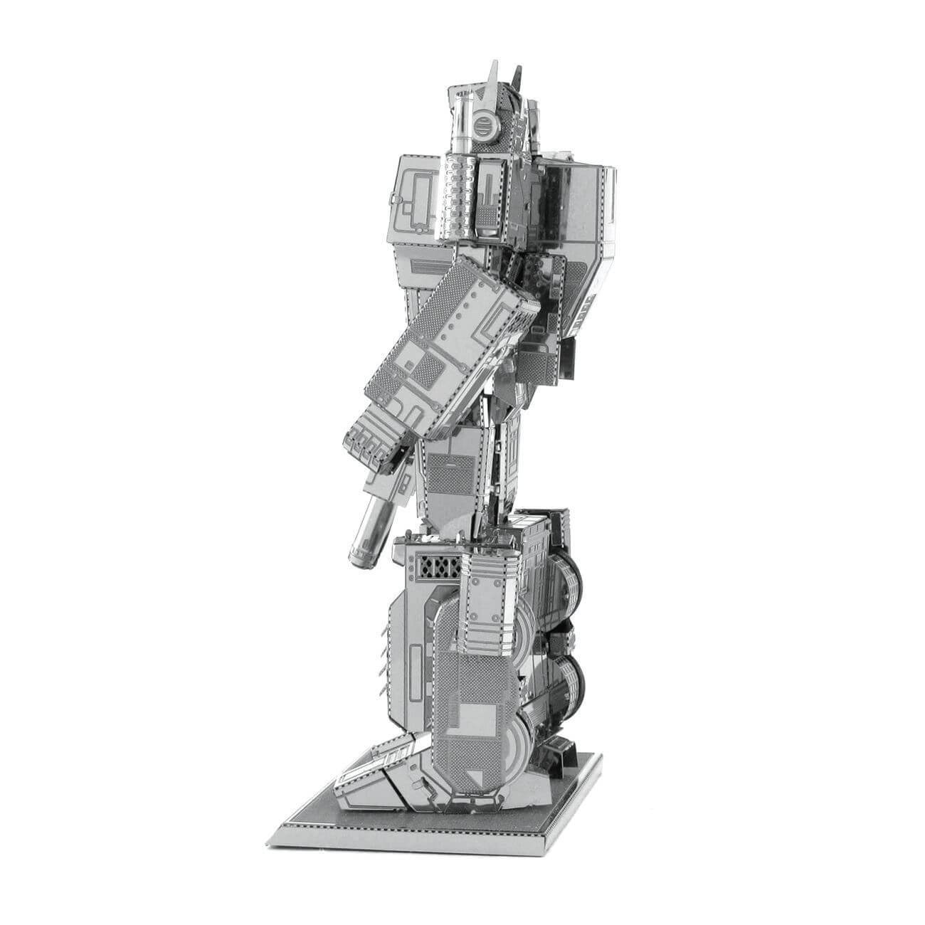 Side view of the Metal Earth Transformers Optimus Prime Metal Model Kit - 2 Sheets.