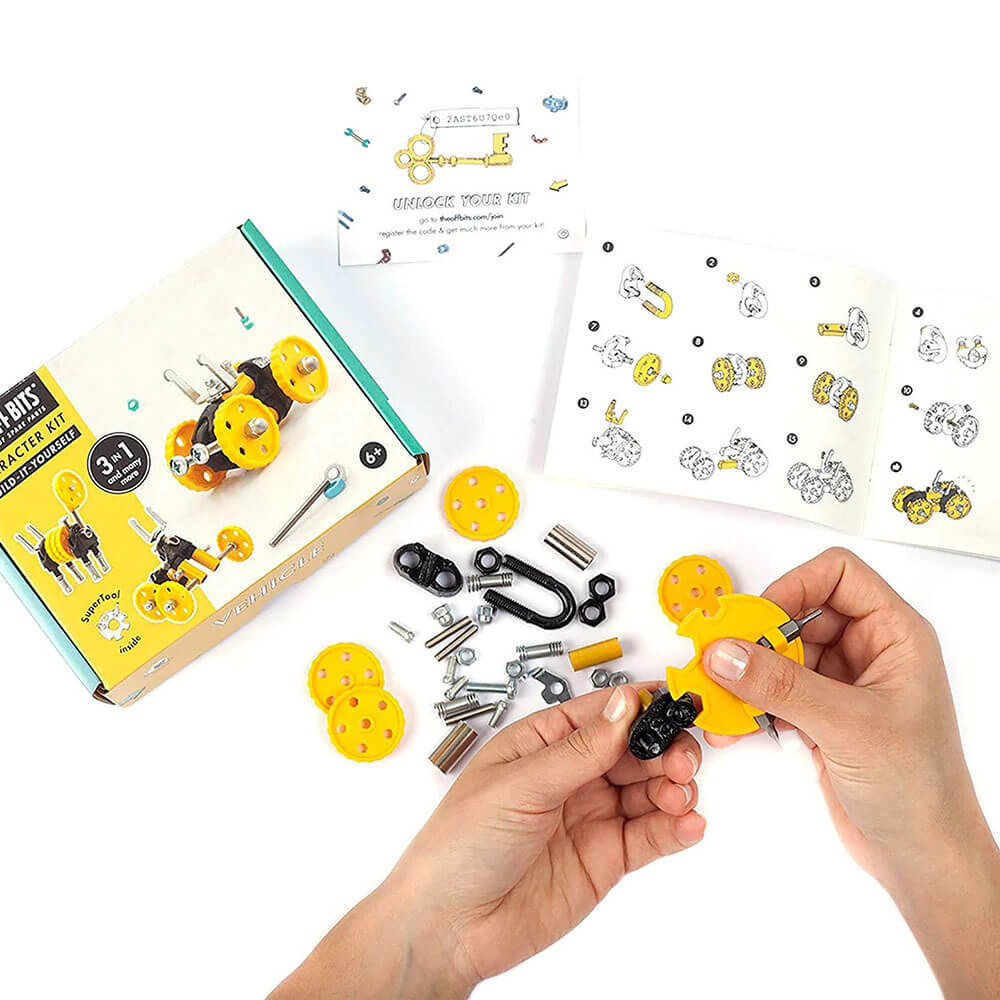 Fat Brain Toys OffBits - Yellow Car