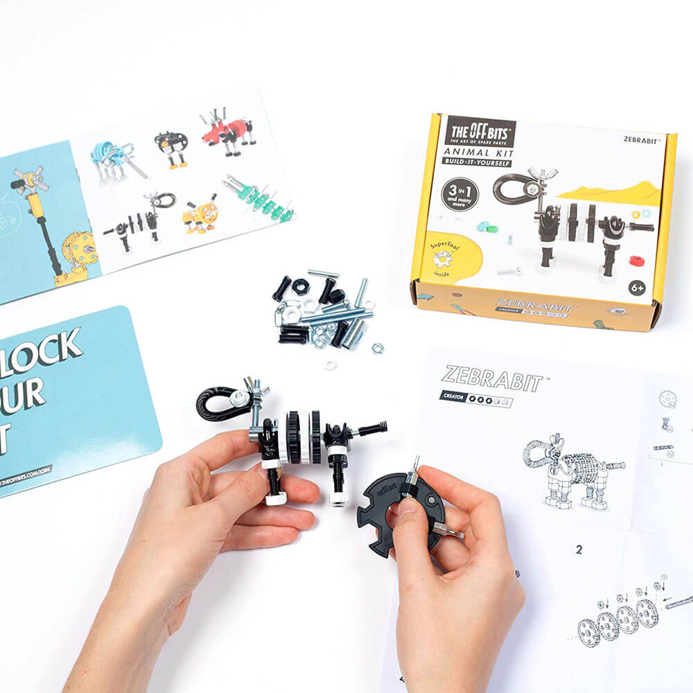 Fat Brain Toys OffBits - Zebra