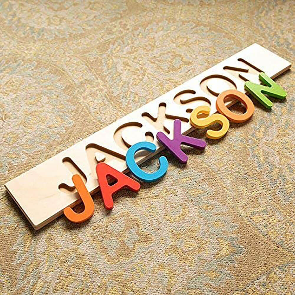 Fat Brain Toys Personalized Name Puzzle