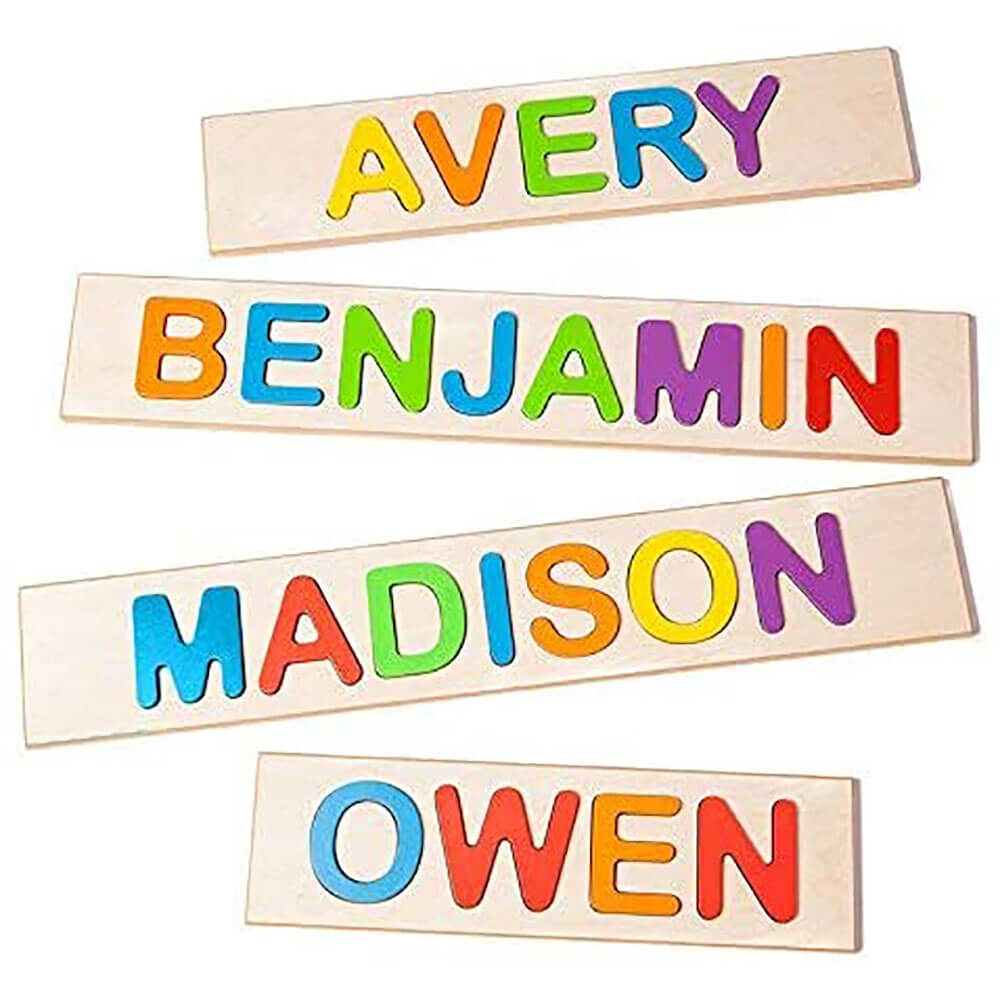 Fat Brain Toys Personalized Name Puzzle
