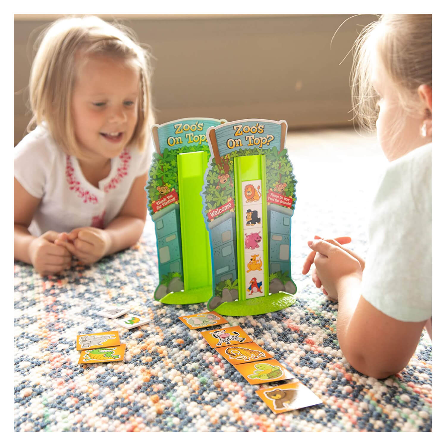 Kids playing the game.