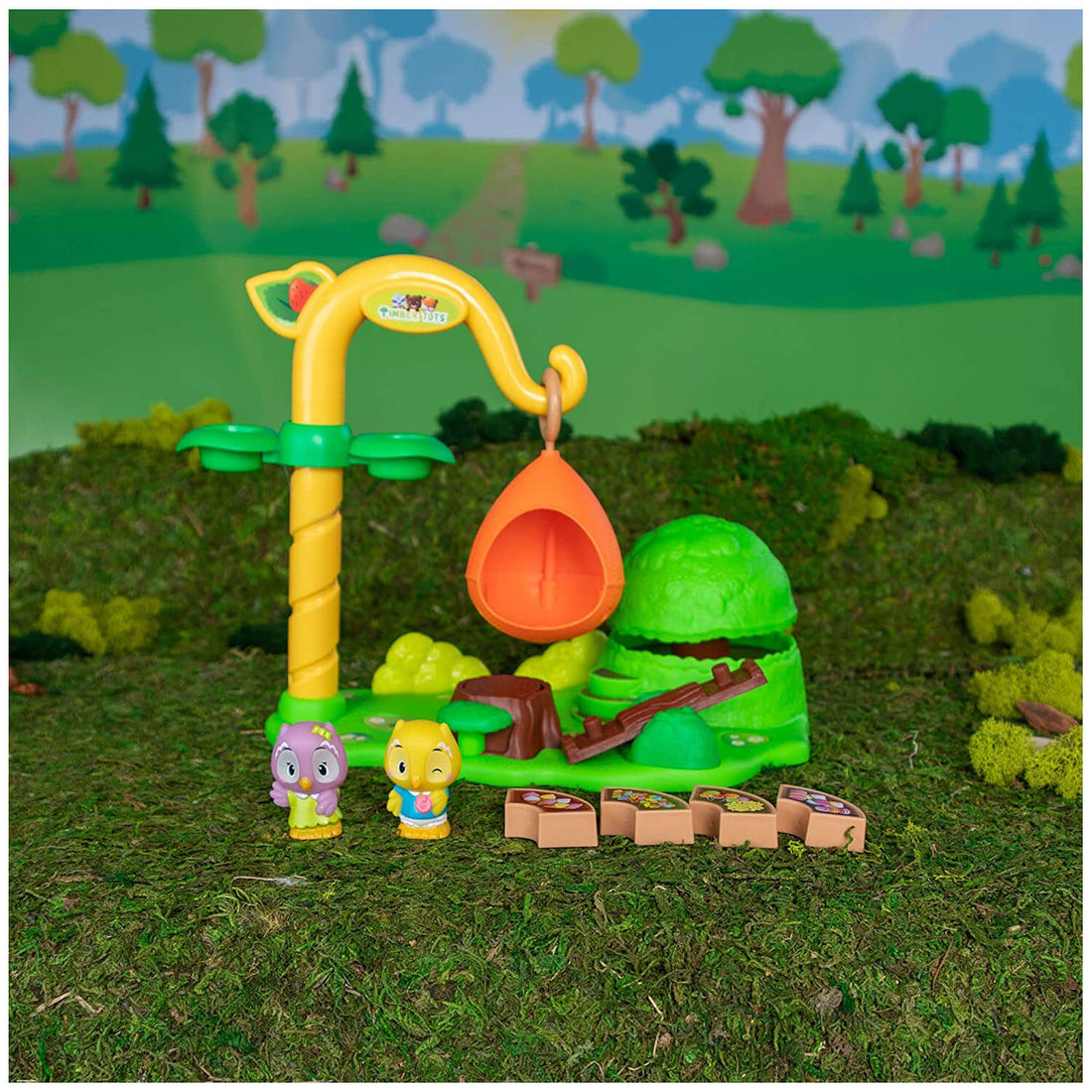 Fat Brain Toys Timber Tots Enchanted Park Playset