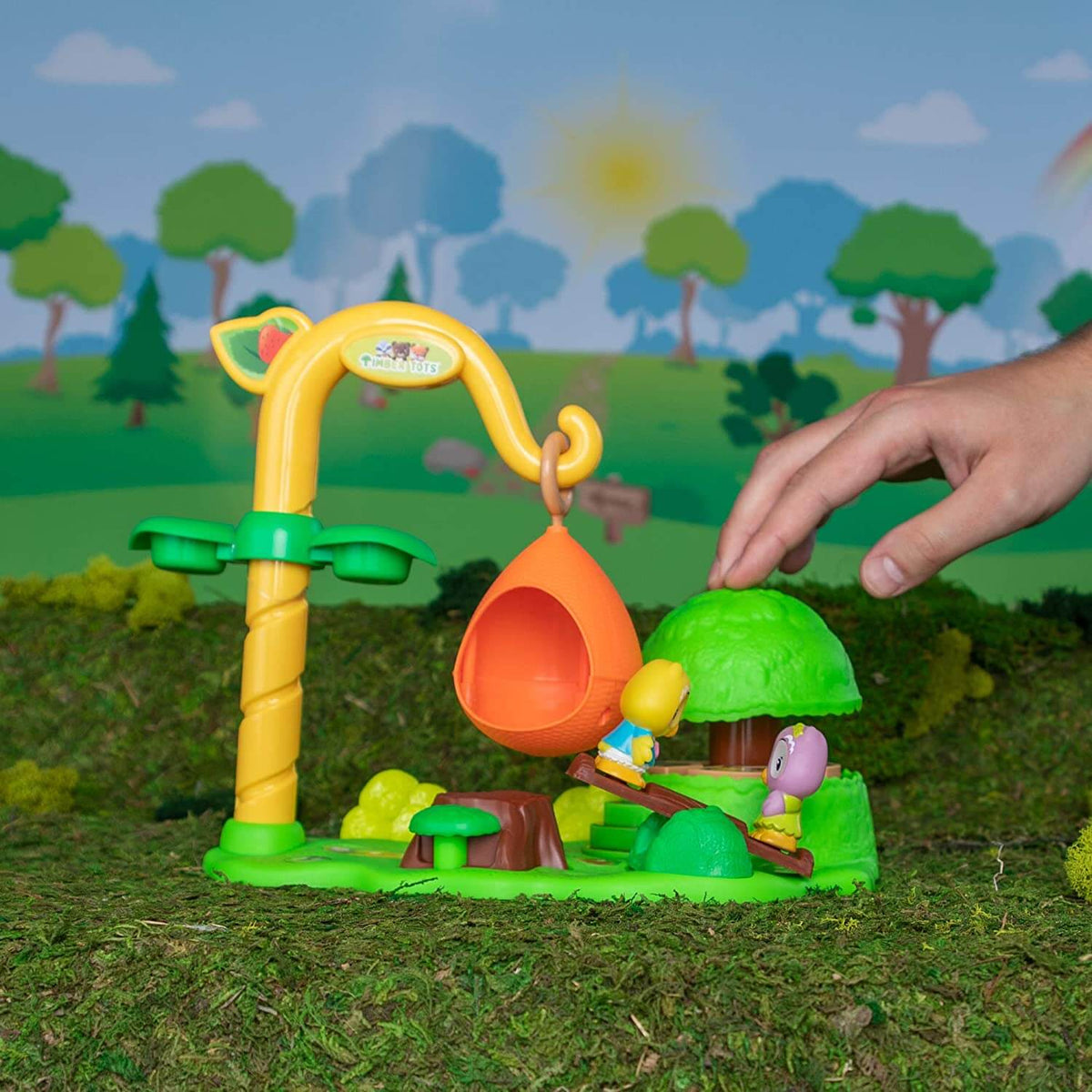 Fat Brain Toys Timber Tots Enchanted Park Playset