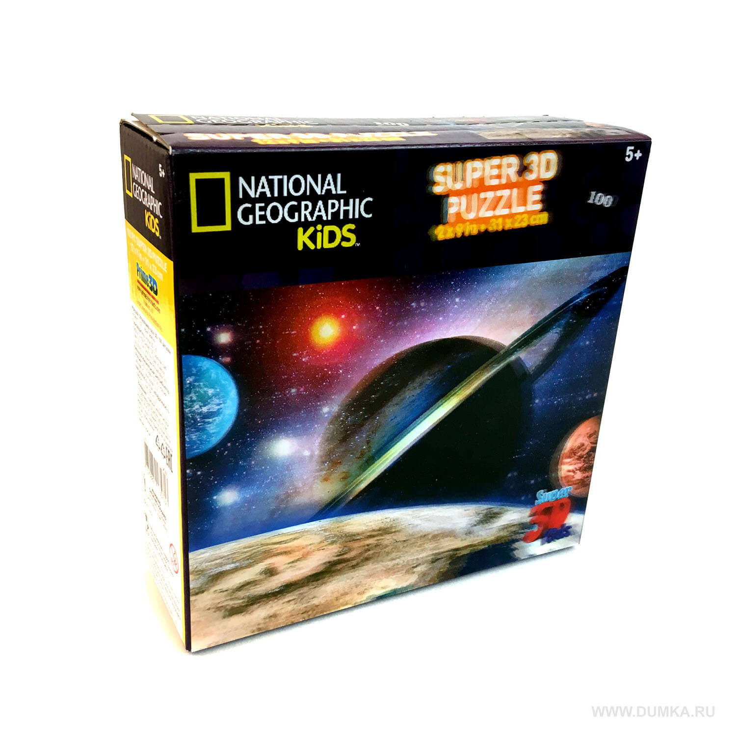 National Geographic Kids Super 3D Space 100 Piece Puzzle