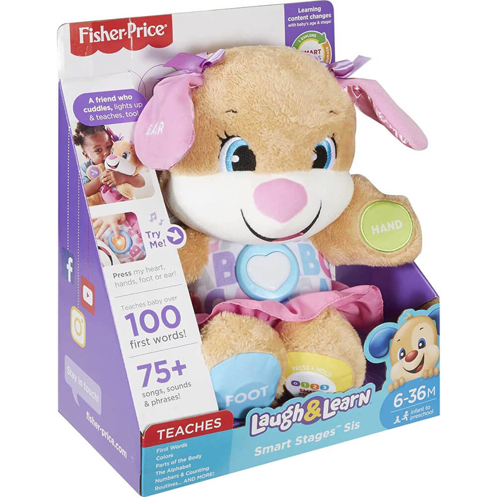 Fisher-Price Laugh & Learn Smart Stages Sis Musical Plush Toy